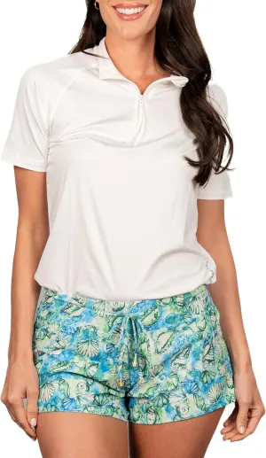 Banana Boat Women's Printed Board Shorts UPF 50  Quick Dry Swim Shorts