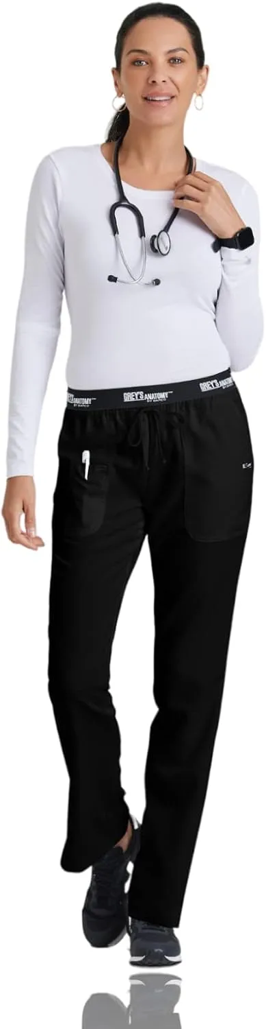 Barco Grey's Anatomy Active 4275 Women's Logo Waist Drawstring Pant