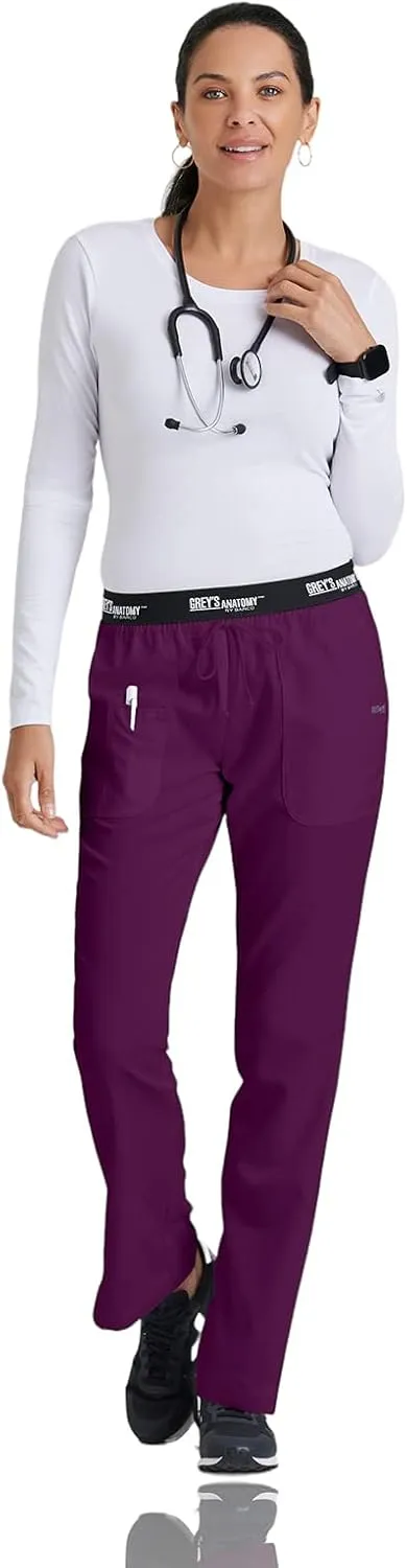 Barco Grey's Anatomy Active 4275 Women's Logo Waist Drawstring Pant