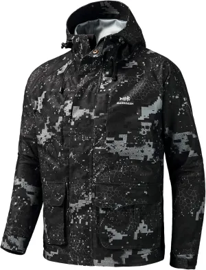 BASSDASH Walker Breathable Waterproof Fishing Hunting Wading Jackets with Silent Outer Fabric for Men Women in 7 Sizes