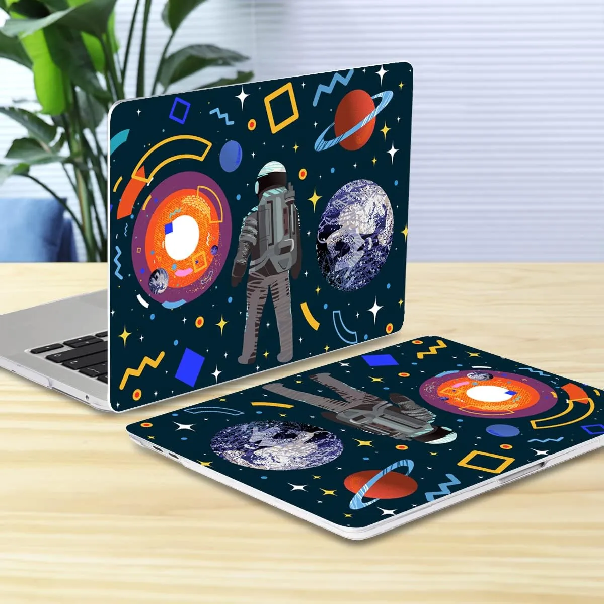 Batianda Case for Previous MacBook Pro 16 inch 2019 Release Model A2141, Hard Shell Case for Old MacBook Pro 16-inch Retina Display with Touch Bar & Touch ID, Astronaut Planet