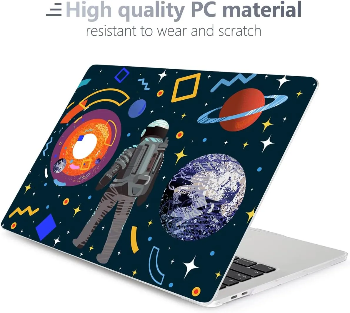 Batianda Case for Previous MacBook Pro 16 inch 2019 Release Model A2141, Hard Shell Case for Old MacBook Pro 16-inch Retina Display with Touch Bar & Touch ID, Astronaut Planet