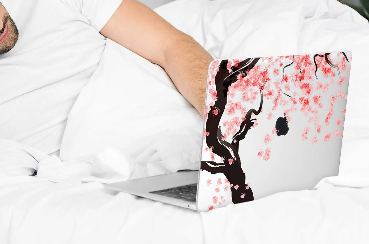 Batianda Case for Previous MacBook Pro 16 inch 2019 Release Model A2141, Hard Shell Case for Old MacBook Pro 16-inch Retina Display with Touch Bar & Touch ID, Cherry Blossom
