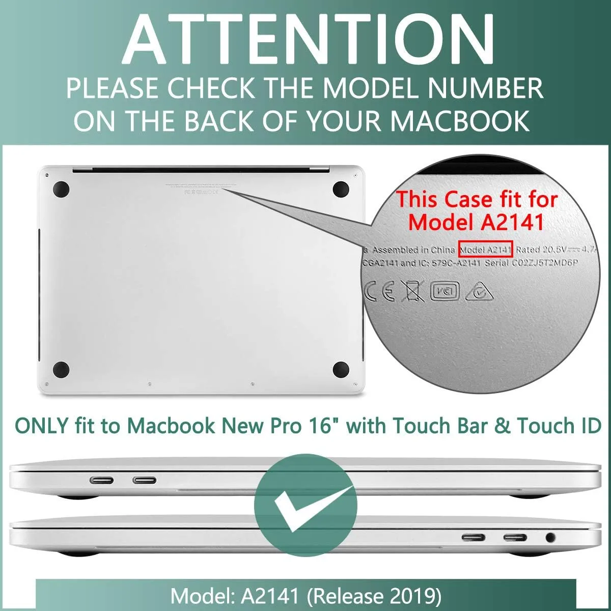 Batianda Case for Previous MacBook Pro 16 inch 2019 Release Model A2141, Hard Shell Case for Old MacBook Pro 16-inch Retina Display with Touch Bar & Touch ID, Cherry Blossom