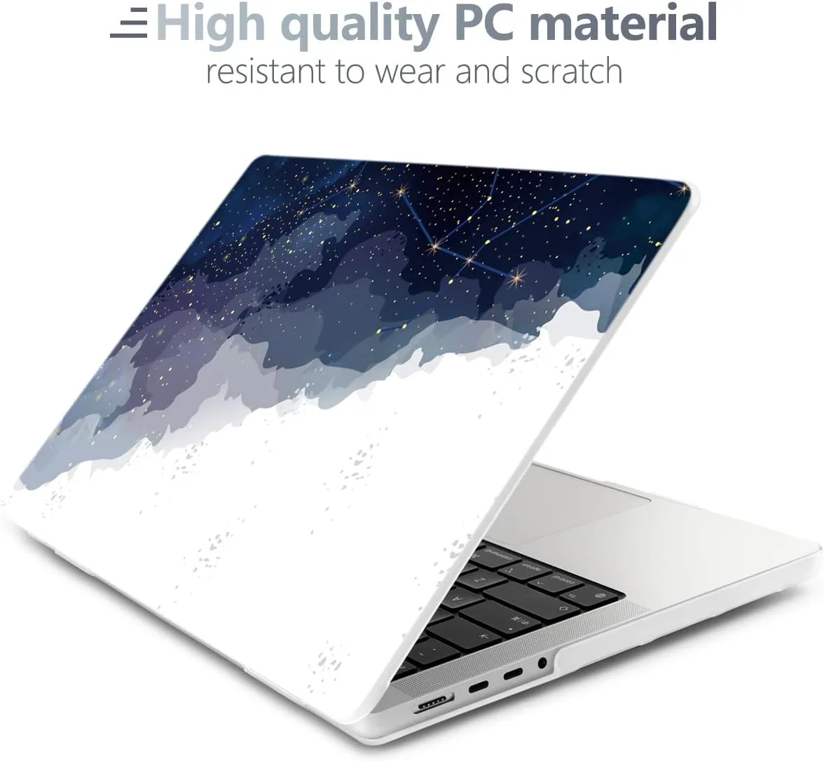 Batianda Case for Previous MacBook Pro 16 inch 2019 Release Model A2141, Hard Shell Case for Old MacBook Pro 16-inch Retina Display with Touch Bar & Touch ID, Constellation