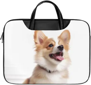 Beach Surfboard Laptop Bag for Women Handheld Leather Computer Bag Laptop Messenger Bag Briefcase