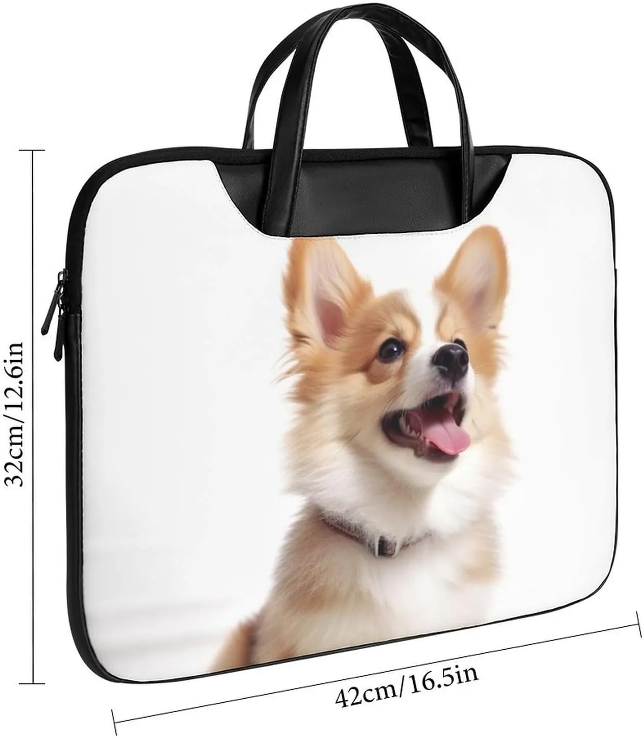Beach Surfboard Laptop Bag for Women Handheld Leather Computer Bag Laptop Messenger Bag Briefcase