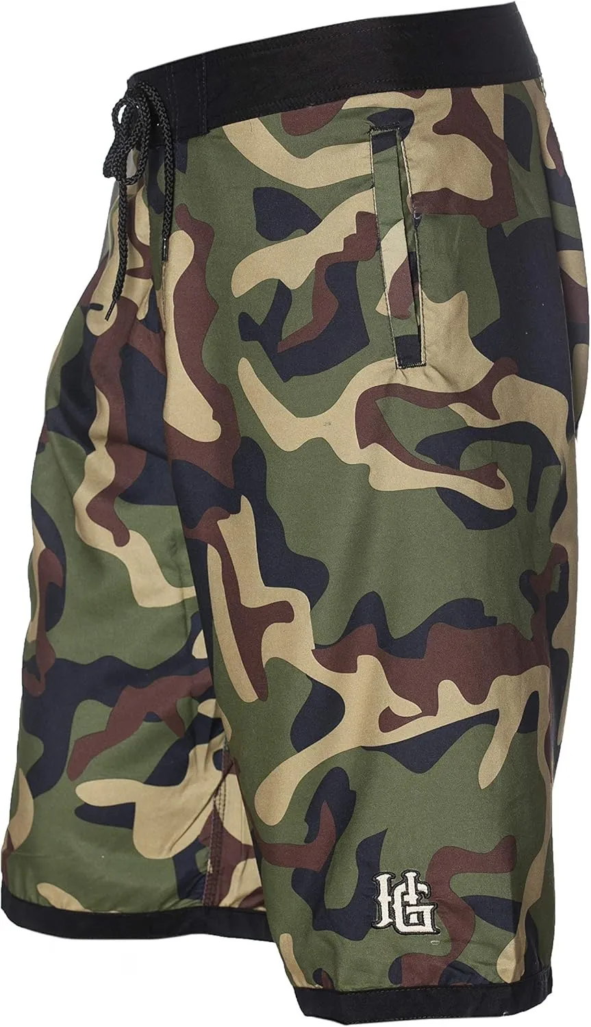 Beach Wear for Men - Swimming Trunk - Quick Dry Fabric & Drawstring Fit Design for Indoor & Outdoor - 13 Inch