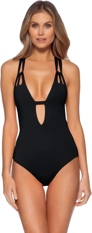 BECCA by Rebecca Virtue Color Code Skylar Plunge One-Piece