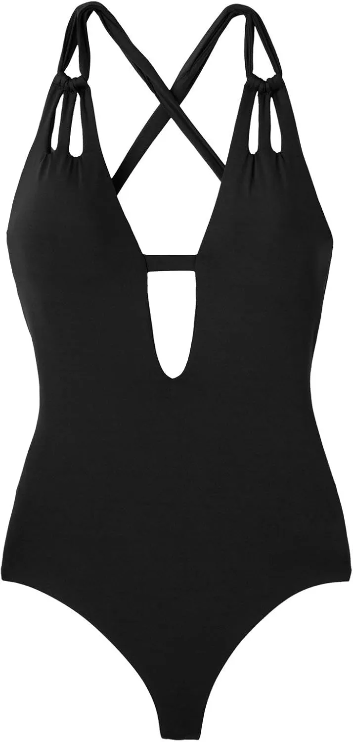 BECCA by Rebecca Virtue Color Code Skylar Plunge One-Piece