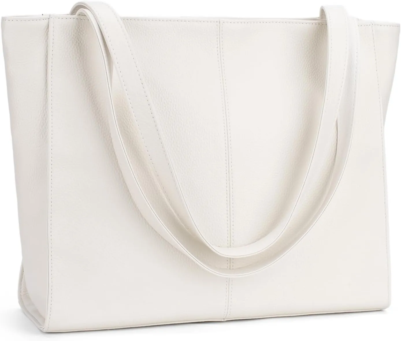 befen Genuine Leather Tote Bag for Women Work, Women's Leather Shoulder Bags Purses Satchel Handbags with Laptop Compartment