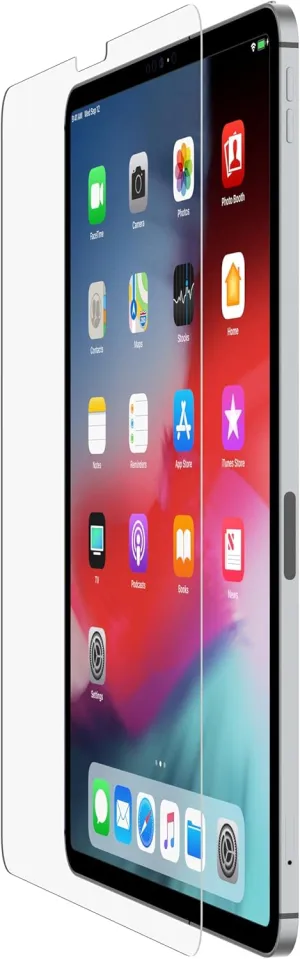 Belkin ScreenForce TemperedGlass Screen Protector for iPad Pro 12.9" (2018 Model) - Scratch-Resistant Impact Protection w/Included Easy Align Tray for Bubble-Free Application