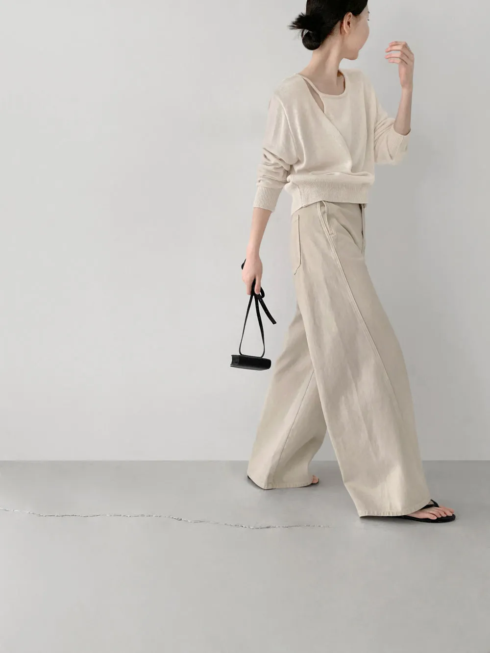 Belted Beige Pants (PREORDER)