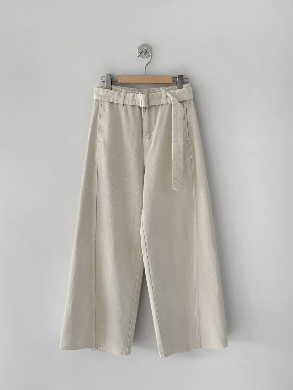 Belted Beige Pants (PREORDER)