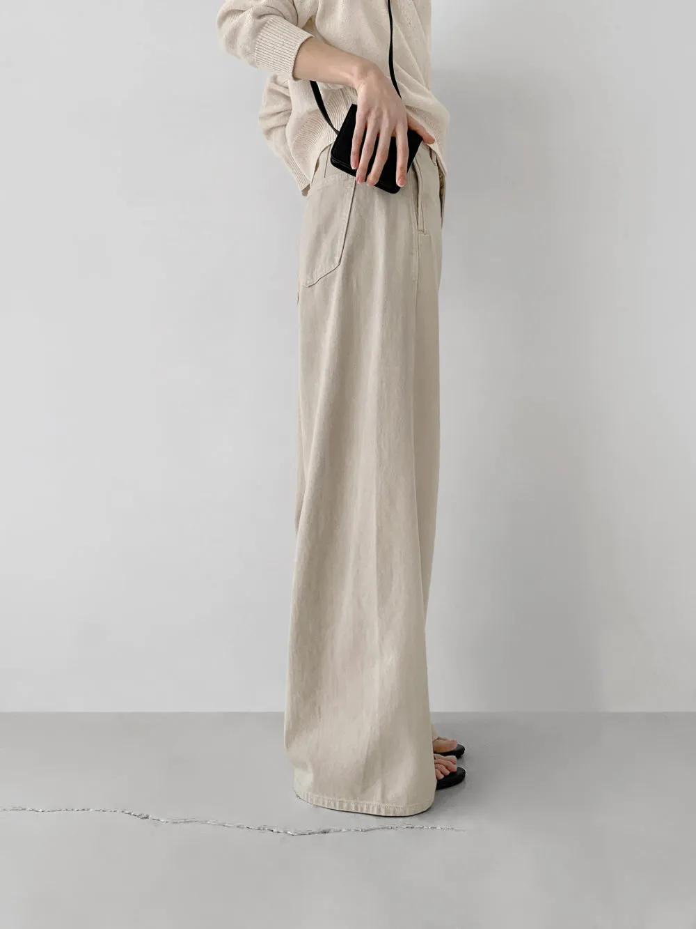 Belted Beige Pants (PREORDER)