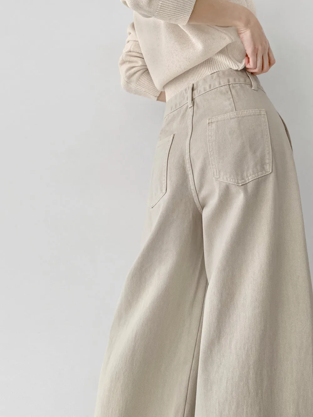Belted Beige Pants (PREORDER)