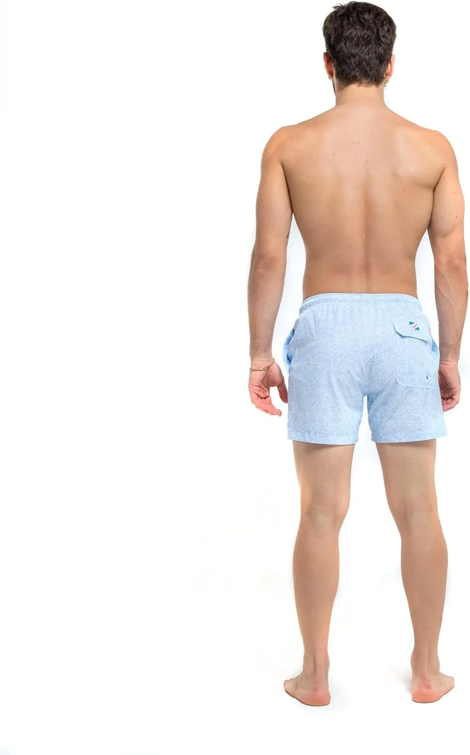 BERMIES Men’s Swim Trunks with Compression Liner - 5.5” Inseam, Quick-Dry, 4-Way Stretch, UPF 50 , Eco-Friendly Fabric