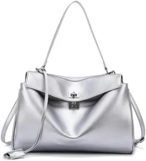 Black Tote Bag Shoulder Bag Large Casual HandBag Work College Purses for Women
