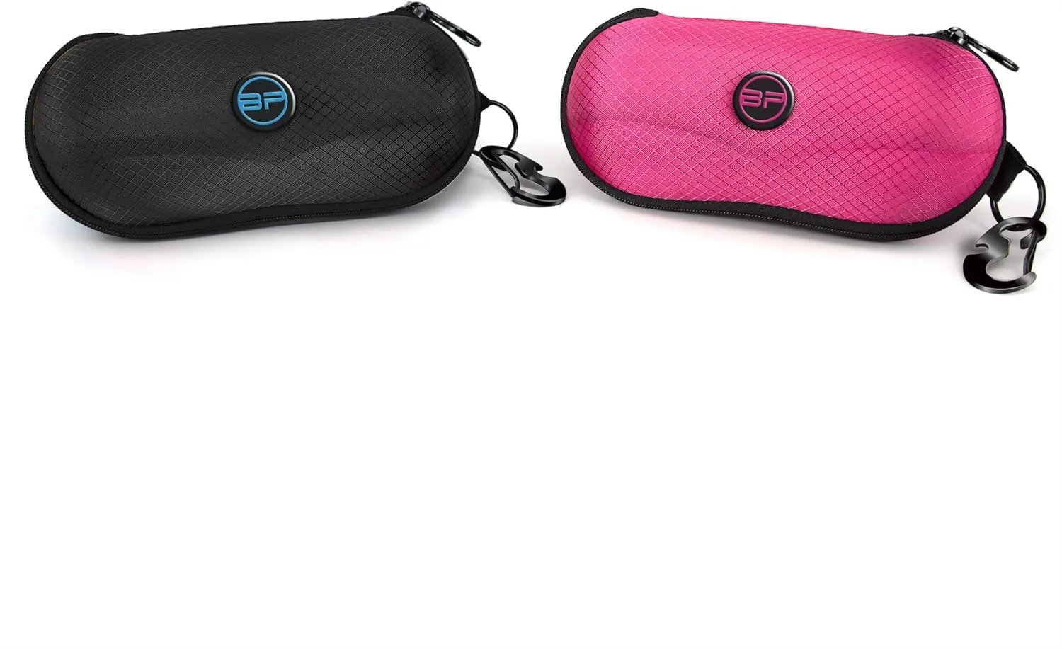 BLUPOND Sunglasses Case Semi Hard EVA Shell with Metal Hanging Hook Belt Clip Sun Glasses Storage