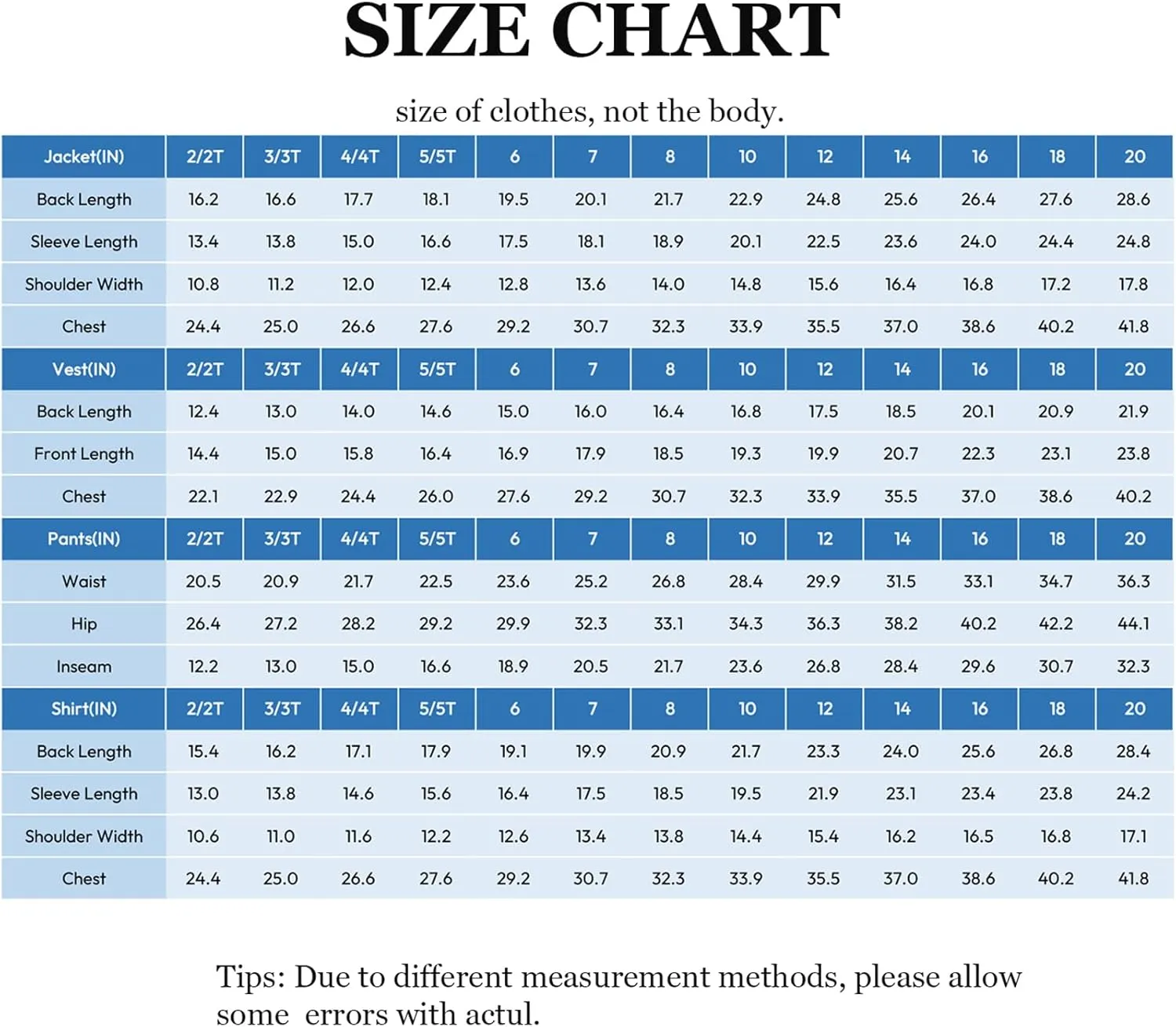 Boy Suits 5 Pieces Formal Suit Set with Adjustable Waist Kids Dress Suit for Wedding Prom