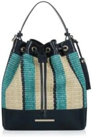 BRAHMIN Navy Anguilla Marlowe