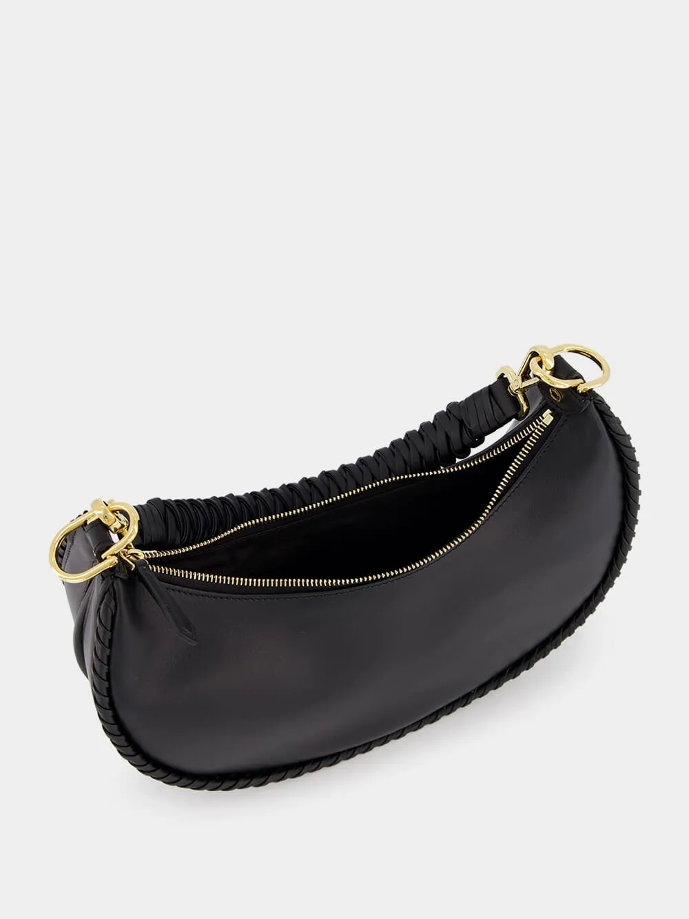 Braided Fendigraphy Small Shoulder Bag