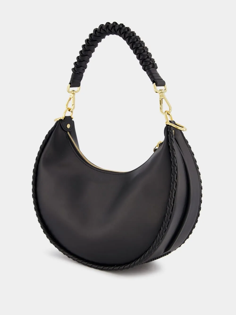 Braided Fendigraphy Small Shoulder Bag