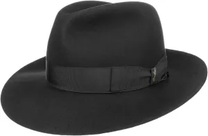 Broadbrimmed Bogart Hat Women/Men Black 7 1/8