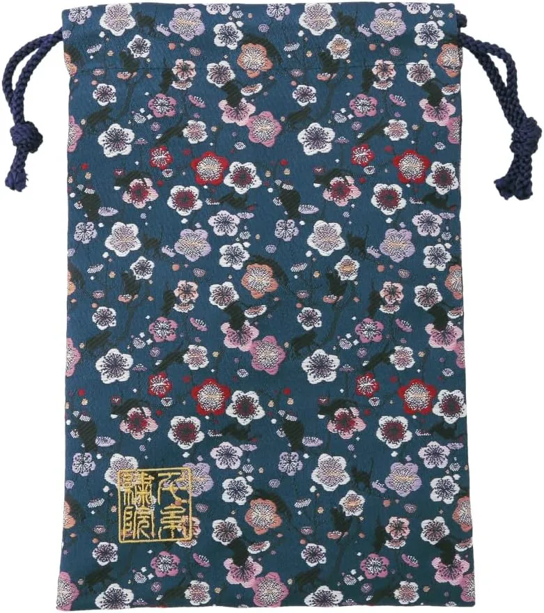 Brocade drawstring bag, lined with Nishijin brocade, 3, size M.