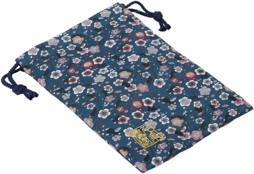 Brocade drawstring bag, lined with Nishijin brocade, 3, size M.