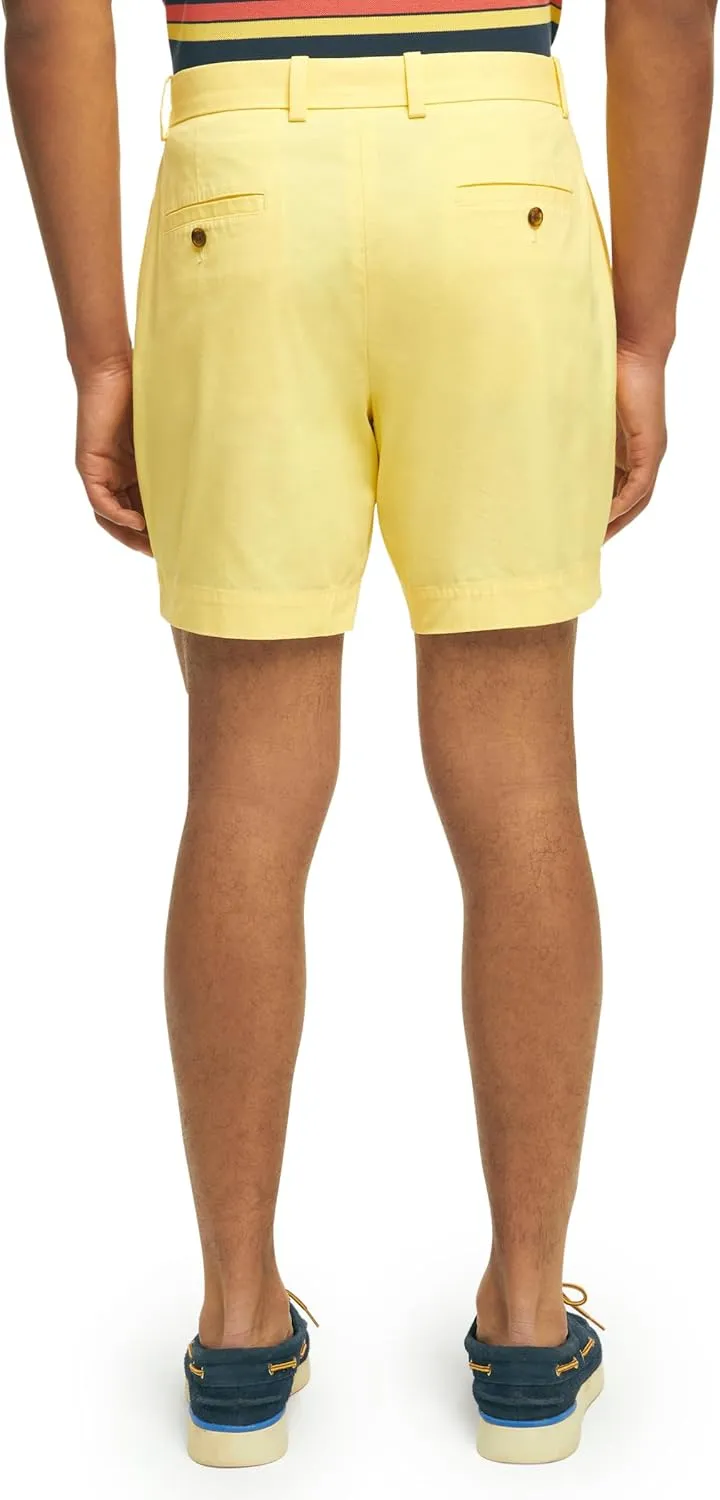 Brooks Brothers Men's Stretch Supima Cotton Poplin Chino 7 Inch Inseam Shorts