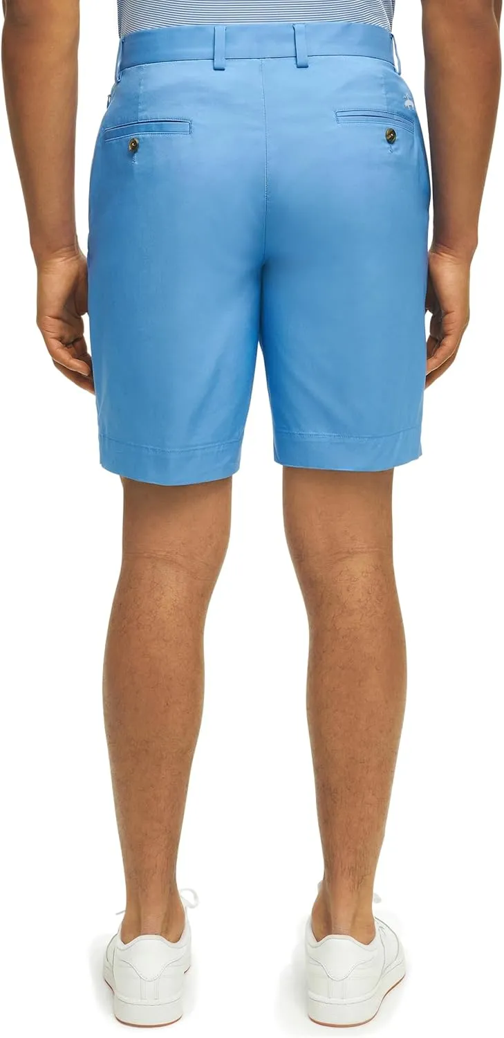 Brooks Brothers Men's Stretch Supima Cotton Poplin Chino 7 Inch Inseam Shorts