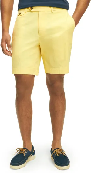 Brooks Brothers Men's Stretch Supima Cotton Poplin Chino 7 Inch Inseam Shorts