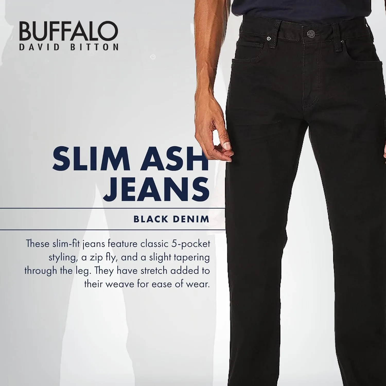 Buffalo David Bitton Men's Slim Ash Jeans