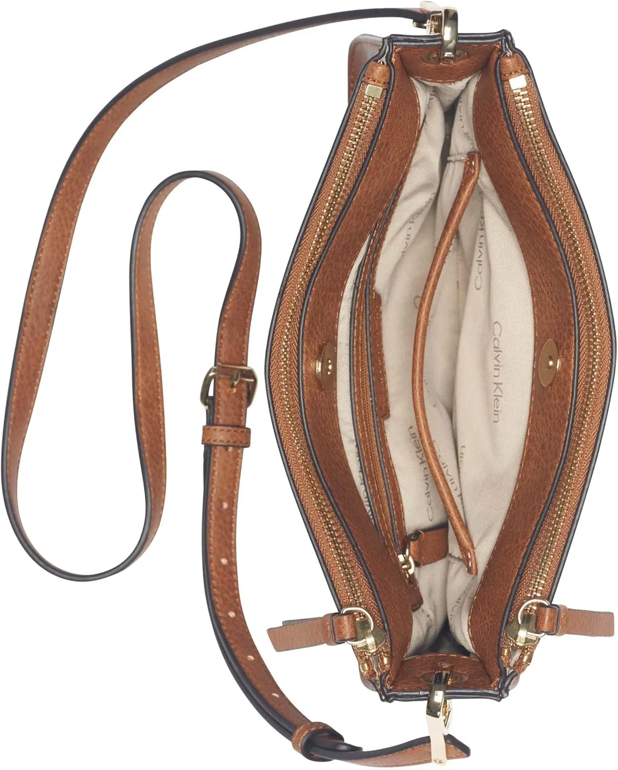 Calvin Klein Women's Sonoma Bubble Lamb Novelty Messenger Crossbody