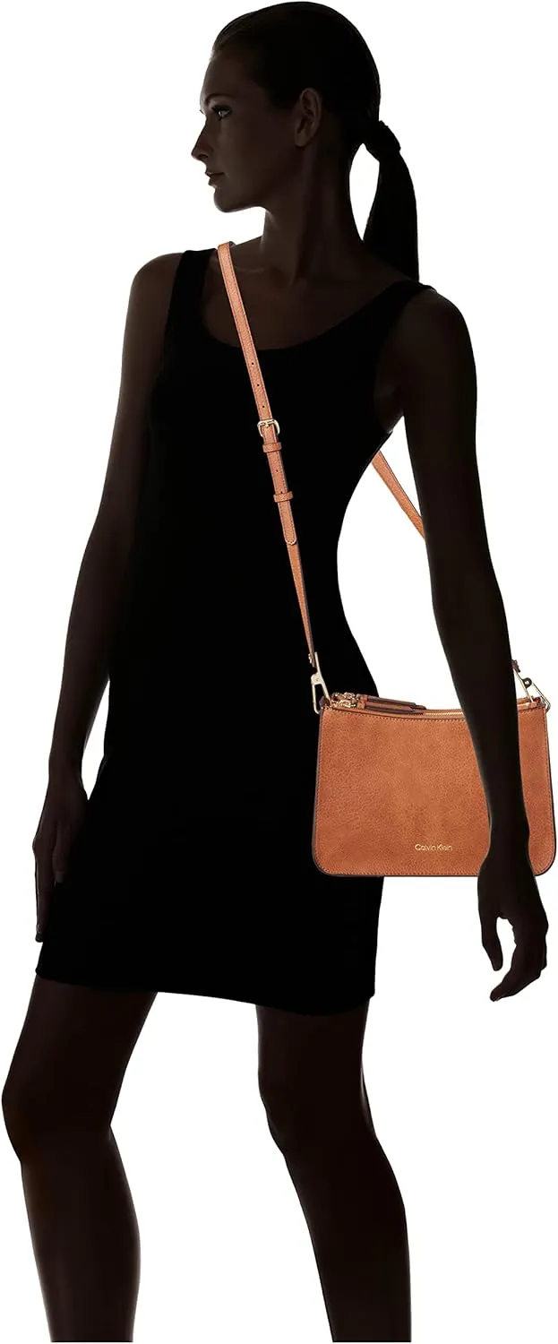 Calvin Klein Women's Sonoma Bubble Lamb Novelty Messenger Crossbody