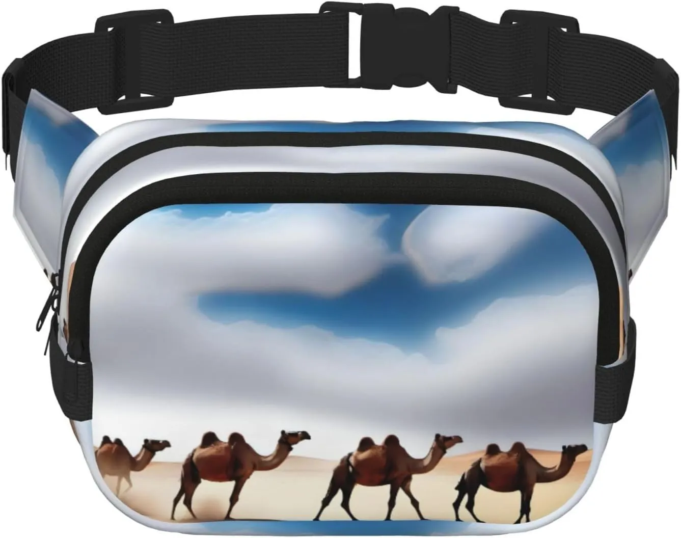 Camel In The Desert Travel Waist Bag Suitable For Running, Cycling And Outdoor Adventures, Store Mobile Phones And Credit Cards