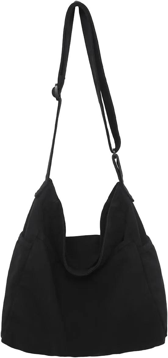 Canvas Tote Bag for Women Messenger Crossbody Handbags Hobo Purses for Women Shoulder Bag Men