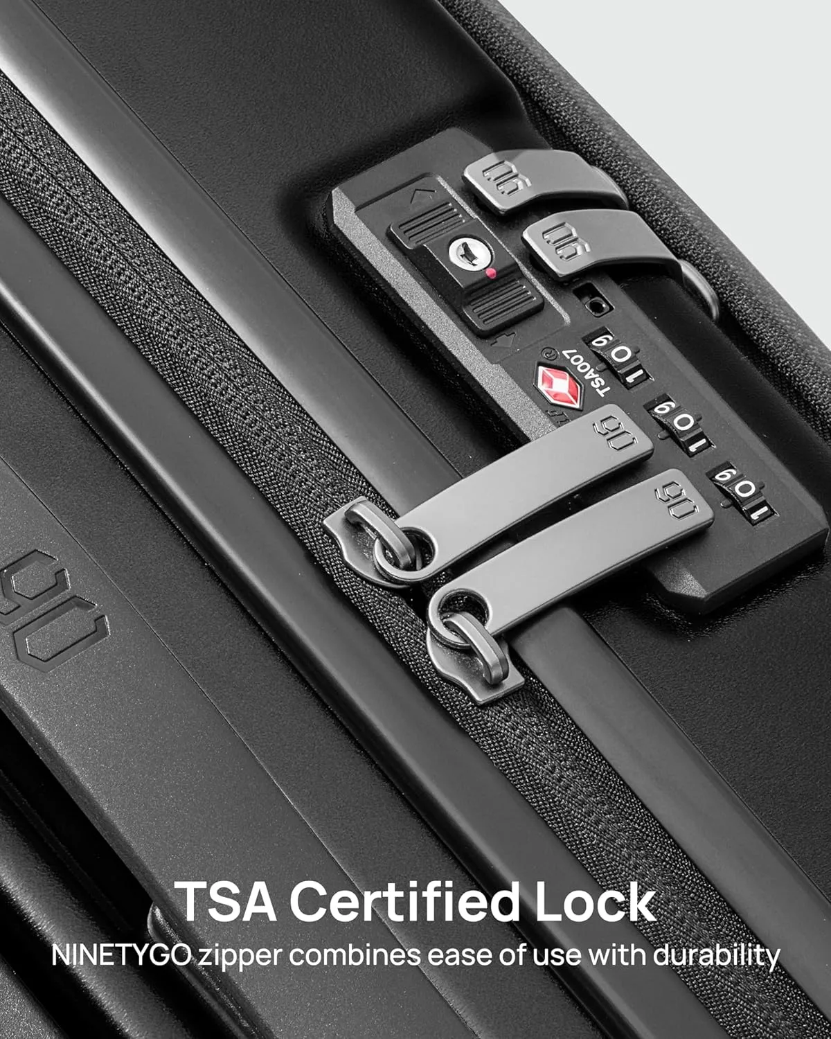 Carry on Luggage 22X14X9 Airline Approved with Front Pocket, 20 Inch Luggage with Front Laptop Compartment, Expandable, Double Spinner Wheels, Hardsided PC, TSA Lock (Midnight Black, Seine)
