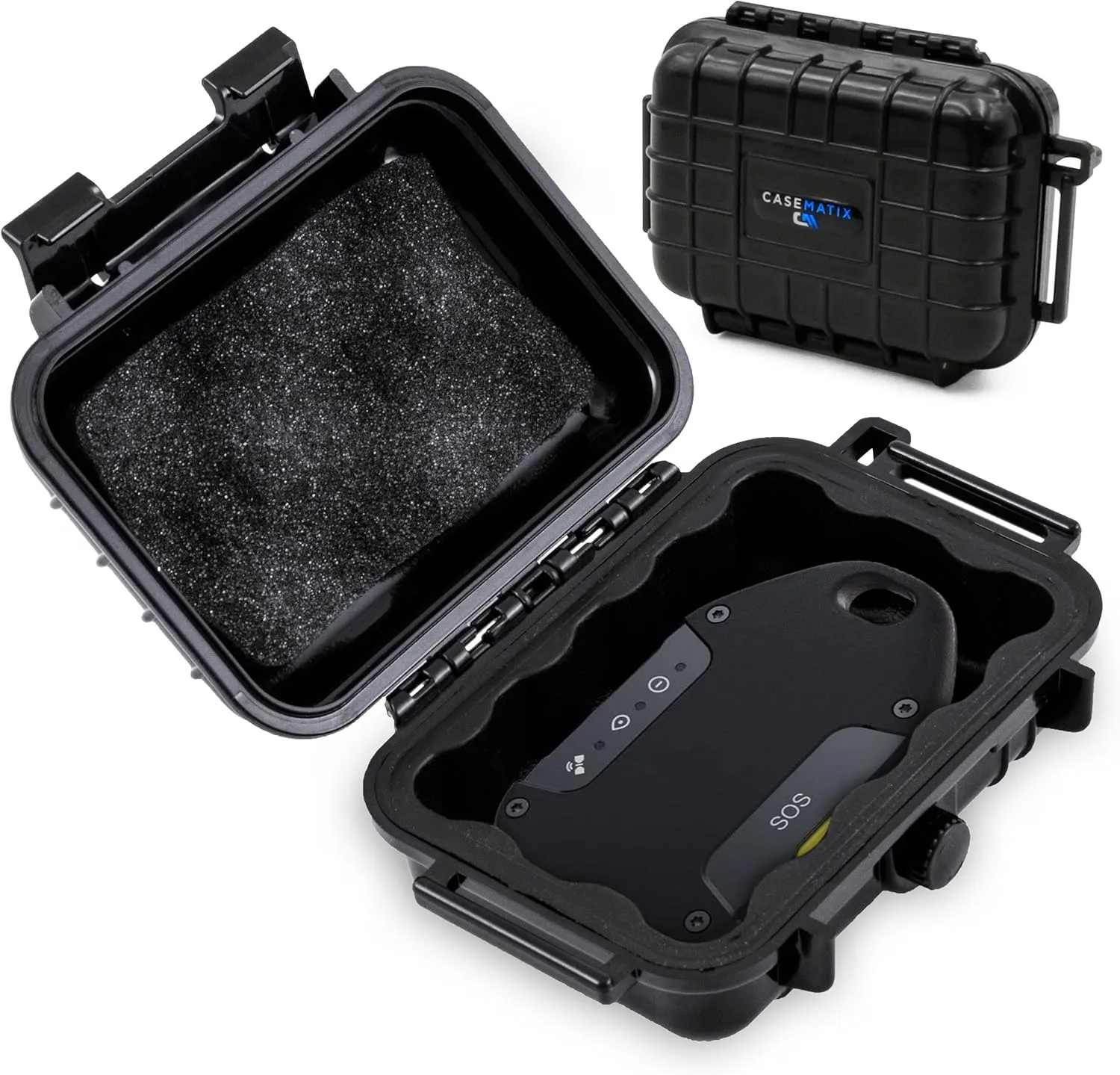CASEMATIX Travel Case Compatible with HMD OffGrid Satellite Communicator and Satellite Communication Accessories - Includes Waterproof Case Only