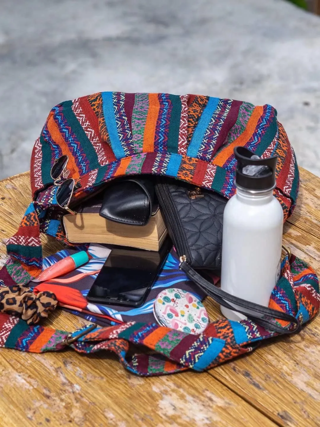 Casual Large Durable Fabric CrossBody Hobo Shoulder Messenger Travel Purse Wallet Handbag Tote Bag