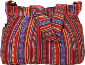 Casual Large Durable Fabric CrossBody Hobo Shoulder Messenger Travel Purse Wallet Handbag Tote Bag