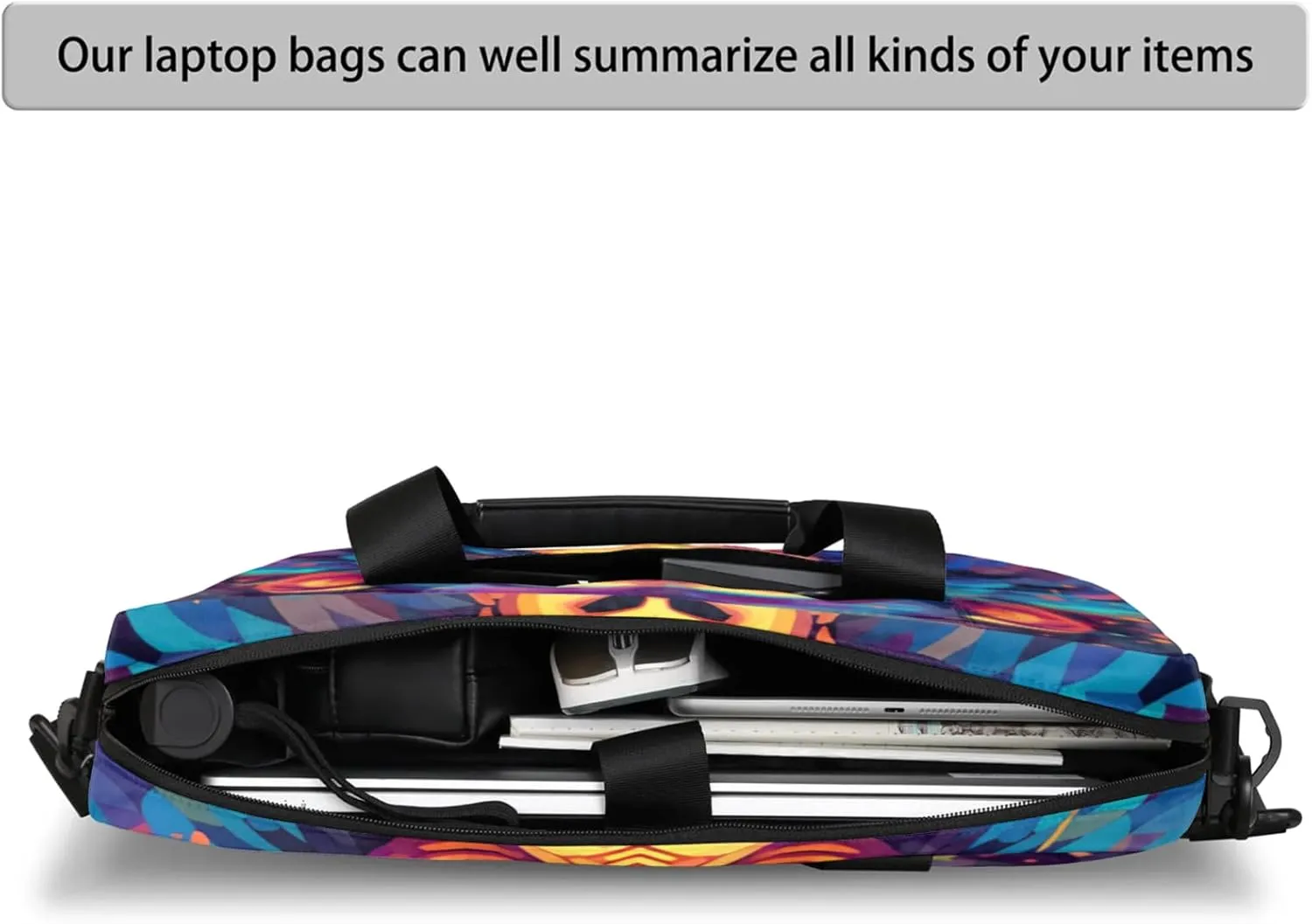 cfpolar Laptop Bag Laptop Satchel Briefcase Adjustable shoulder Carrying for 15 inch-16 inch Laptop-1
