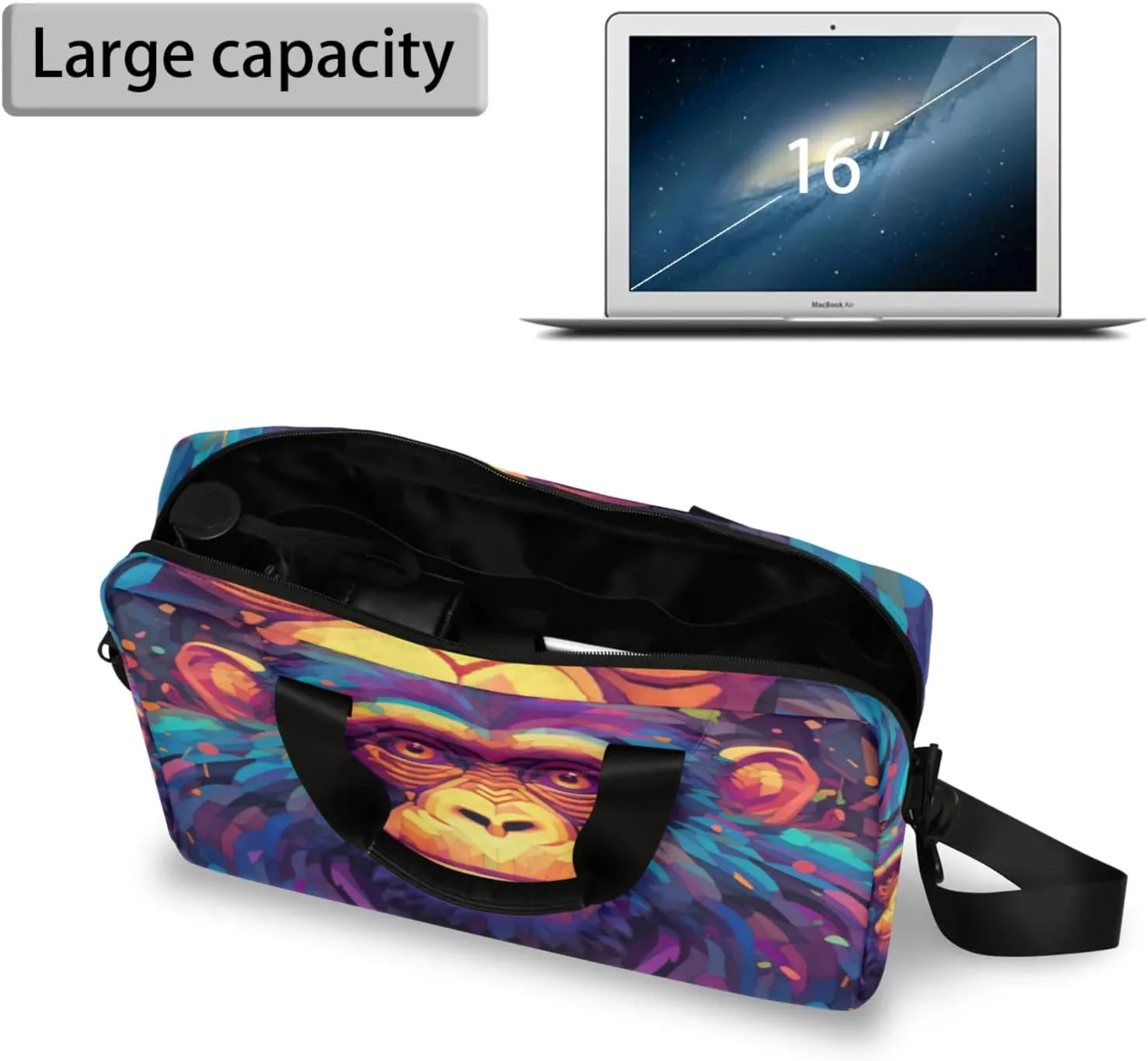 cfpolar Laptop Bag Laptop Satchel Briefcase Adjustable shoulder Carrying for 15 inch-16 inch Laptop-1