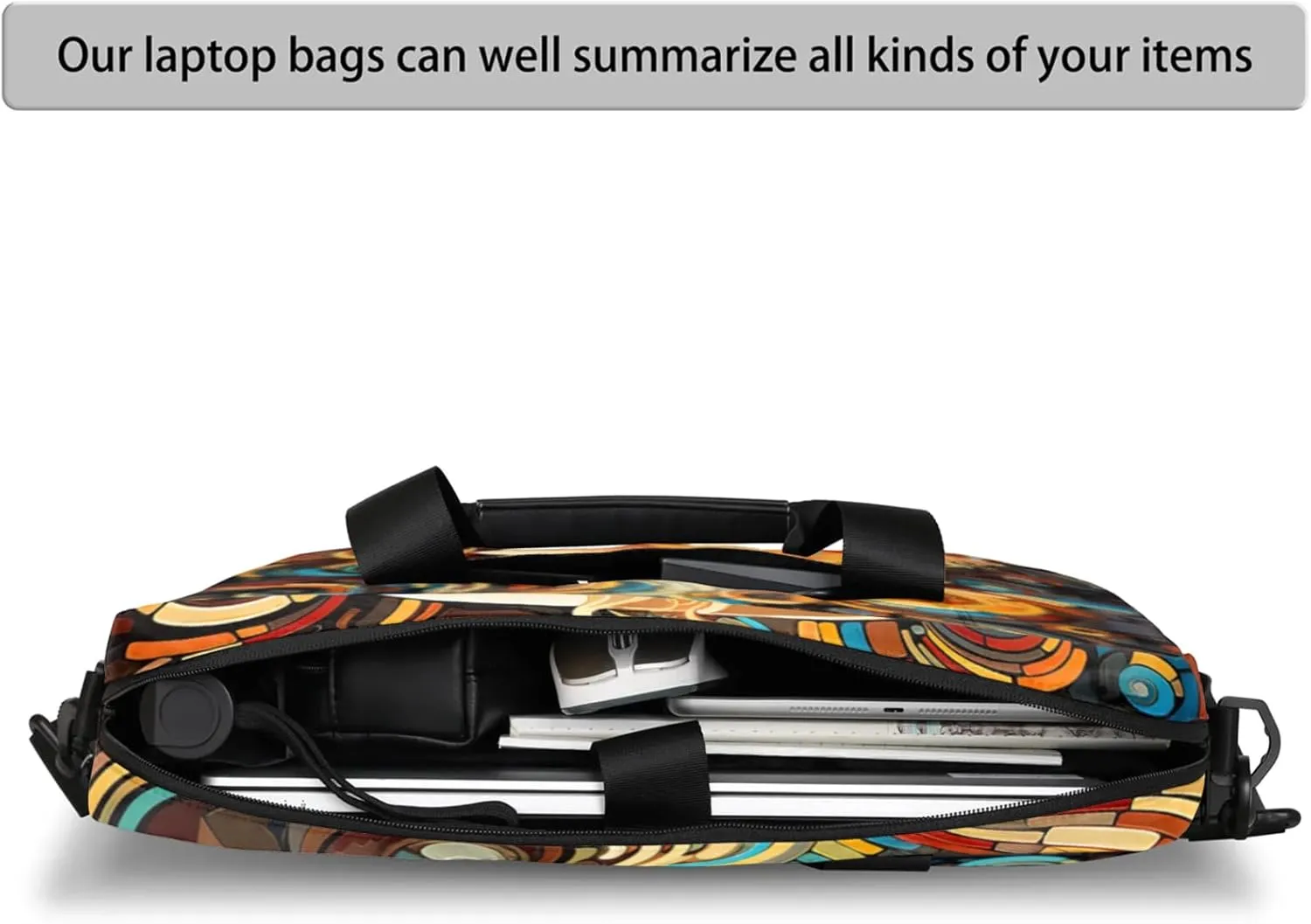 cfpolar Laptop Bag Laptop Satchel Briefcase Adjustable shoulder Carrying for 15 inch-16 inch Laptop-3