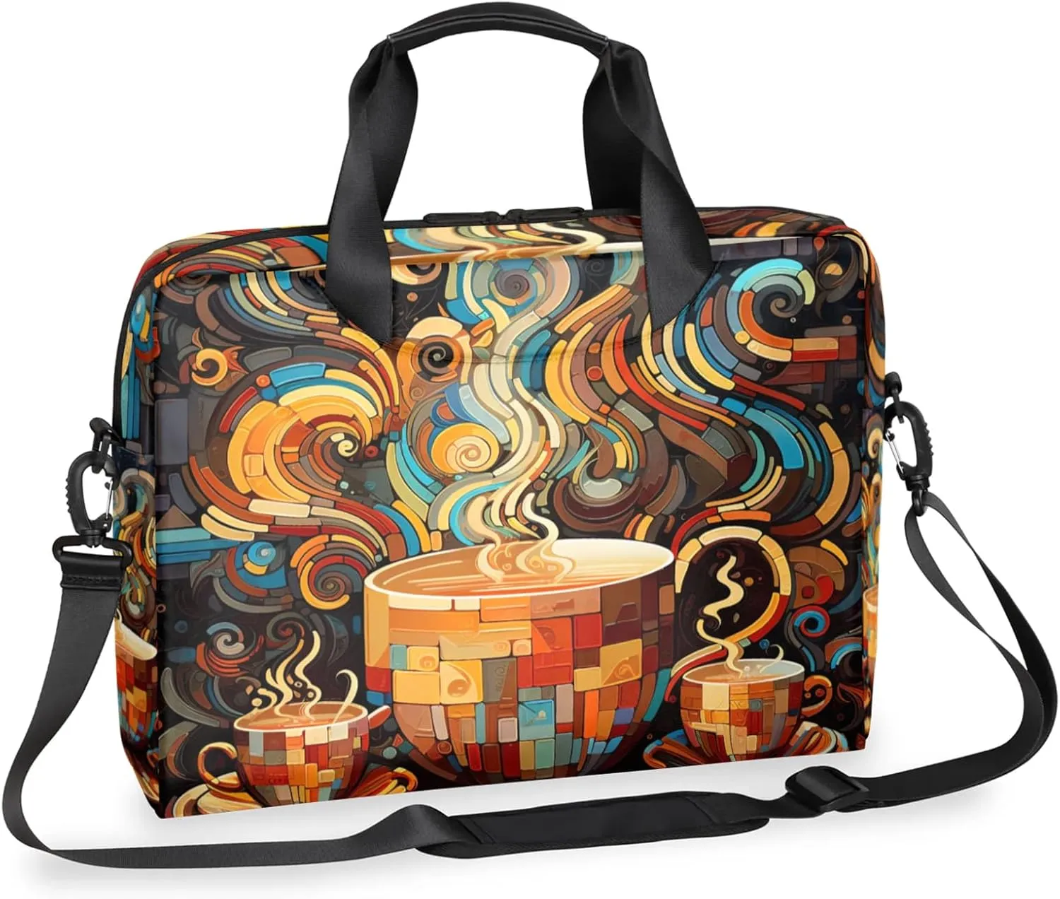 cfpolar Laptop Bag Laptop Satchel Briefcase Adjustable shoulder Carrying for 15 inch-16 inch Laptop-3