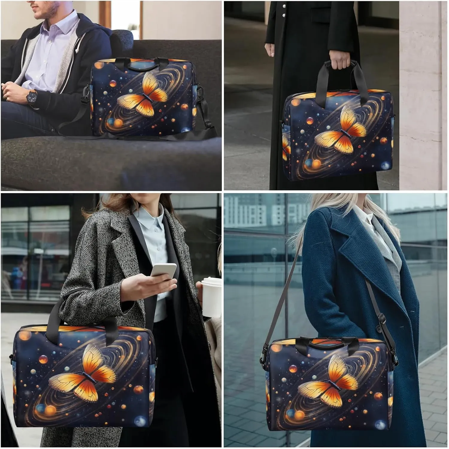 cfpolar Laptop Bag Laptop Satchel Briefcase Adjustable shoulder Carrying for 15 inch-16 inch Laptop