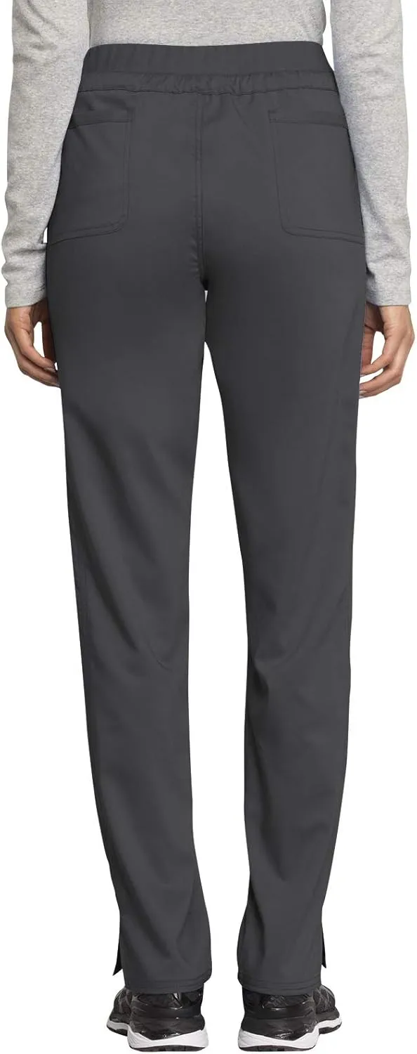 Cherokee Scrub Pants for Women Mid Rise Tapered Leg Drawstring Bottom WW105