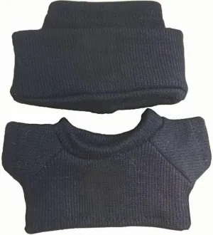 Clothes Set Compatible with Labubu, 6.7 Inches Cute Doll Clothes for Dress up Unique Style - Black L V