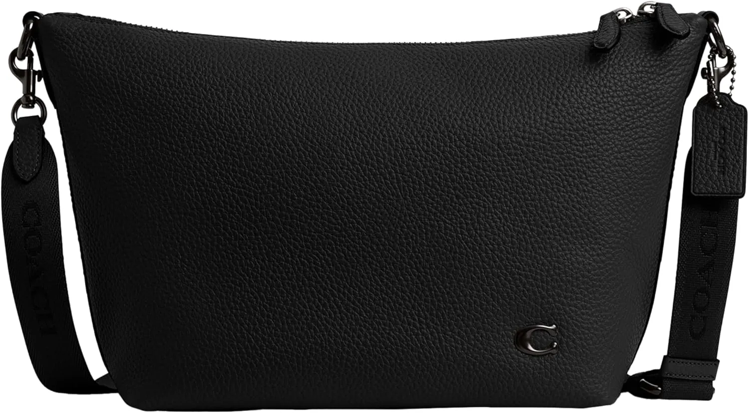 Coach Top Zip Messenger Bag, Black